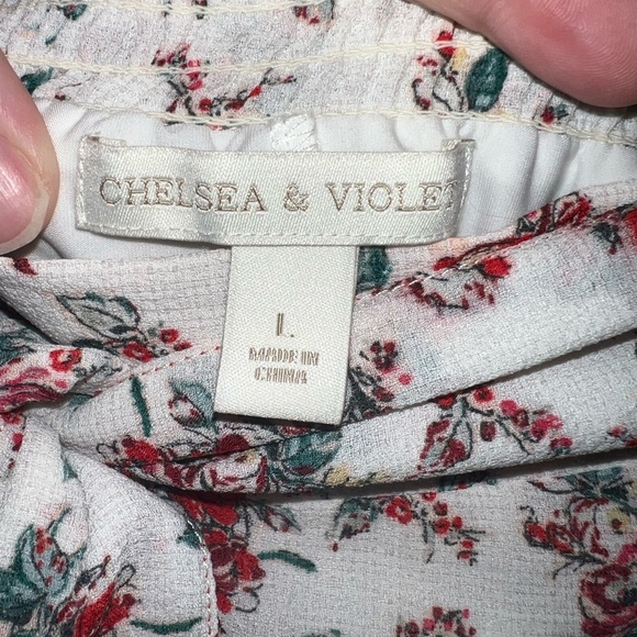 Chelsea & Violet floral skirt sz Large. Fully lined. - Picture 4 of 5